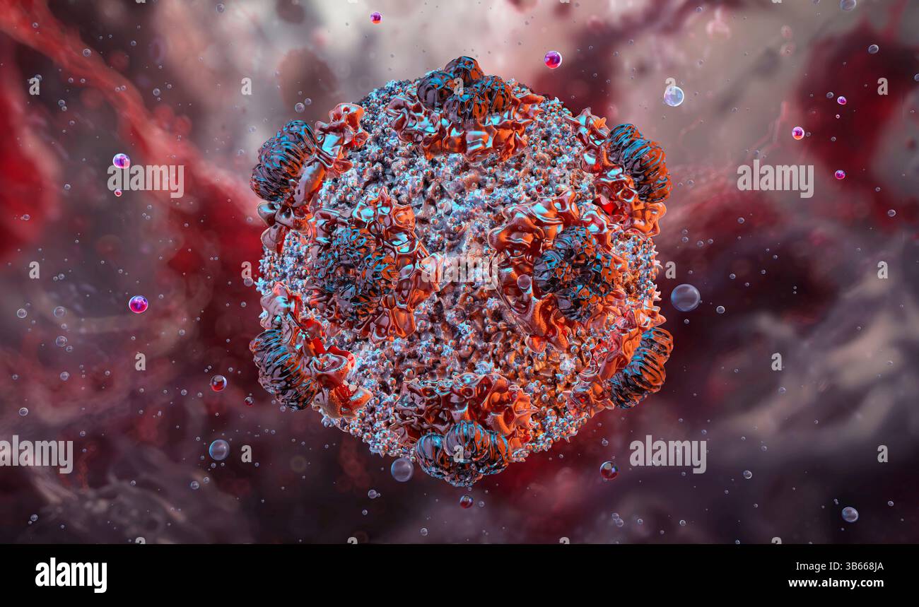 Medical illustration hantavirus pathogen hi-res stock photography and ...