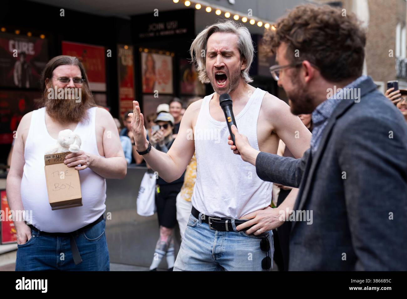 Contestant Patrick Doran is interviewed at the Nicolas Cage lookalike ...