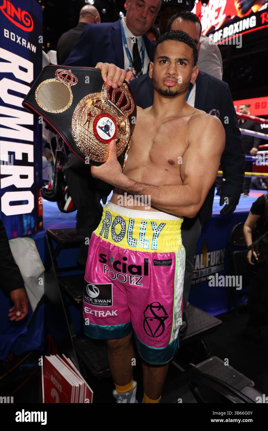 New York, NY, USA. 2nd May, 2025. Rolando "Rolly" Romero pictured at Fatal Fury In Times Square on May 2, 2025 in New York City. Credit: Walik Goshorn/Media Punch/17�Թ����� Live News Stock Photo