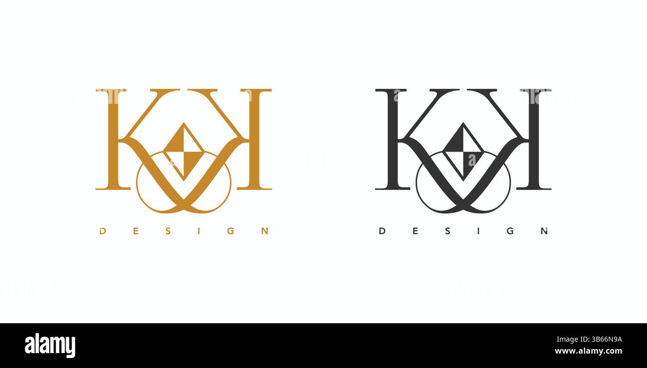 Luxurious and elegant King gem logo design Stock Vector