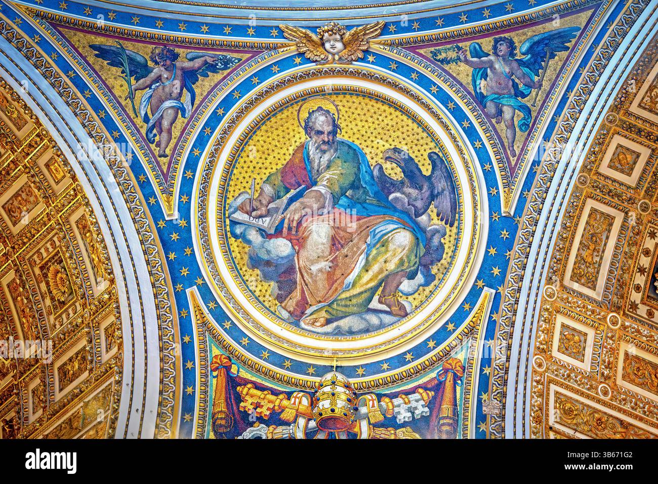 Mosaic in saint peters basilica hi-res stock photography and images - Alamy