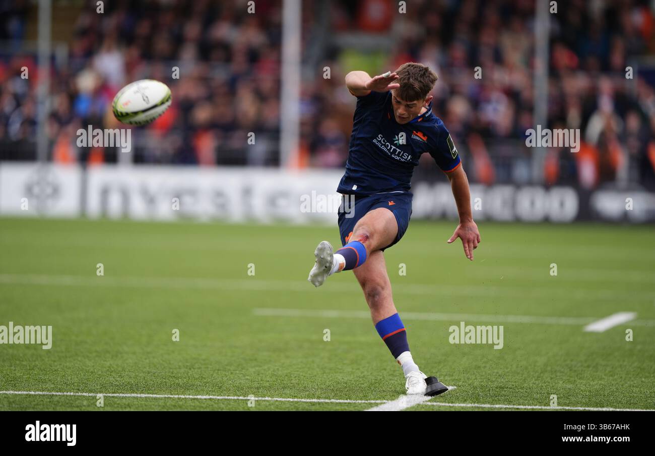Ross Thompson Rugby Edinburgh Rugby’s Ross Thompson during the EPCR Challenge Cup semi ...