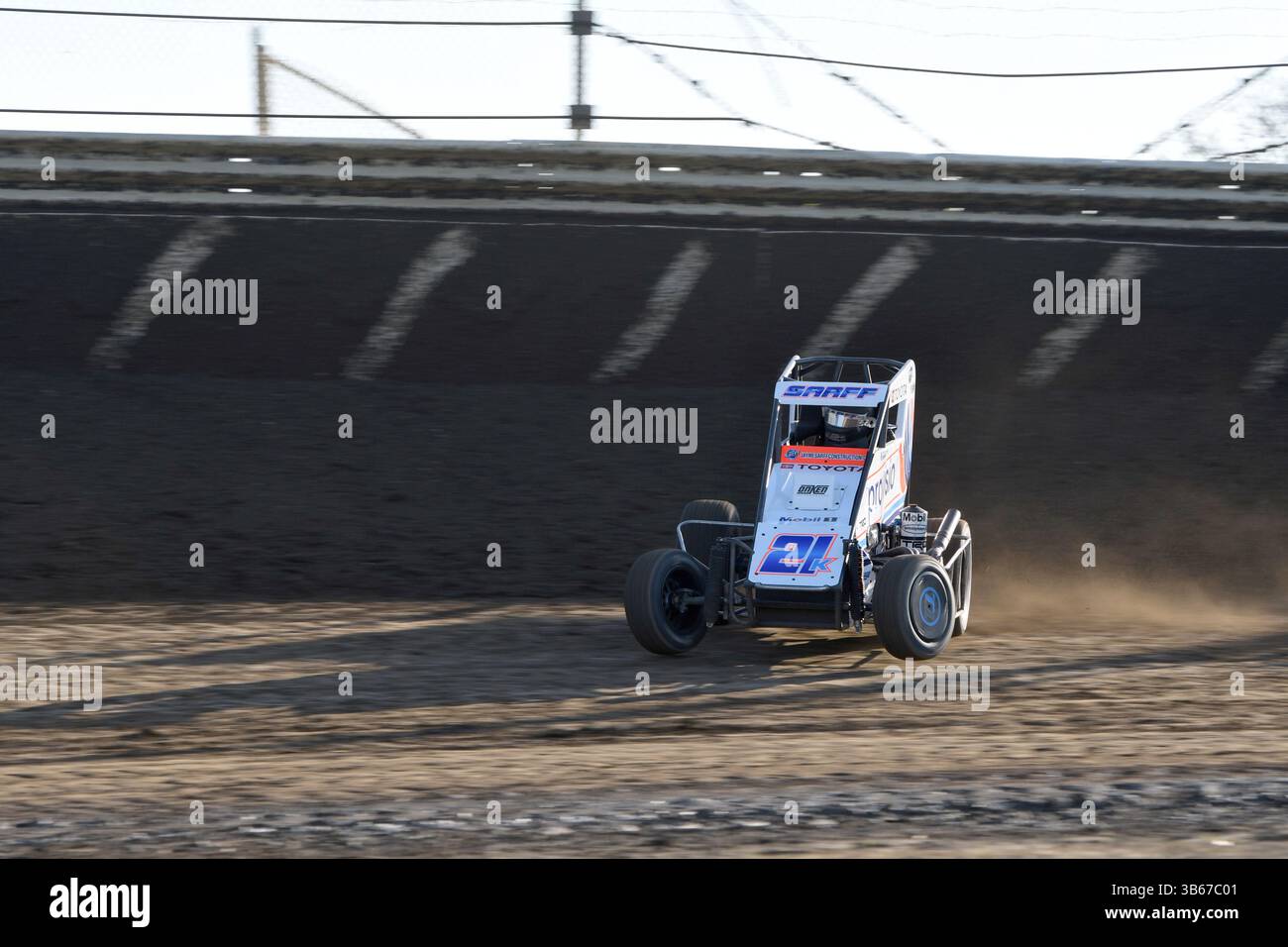 KOKOMO, IN - APRIL 27: Karter Sarff (21K) Sarff Racing TRD Toyota makes ...