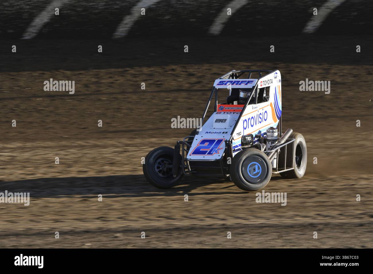KOKOMO, IN - APRIL 27: Karter Sarff (21K) Sarff Racing TRD Toyota makes ...