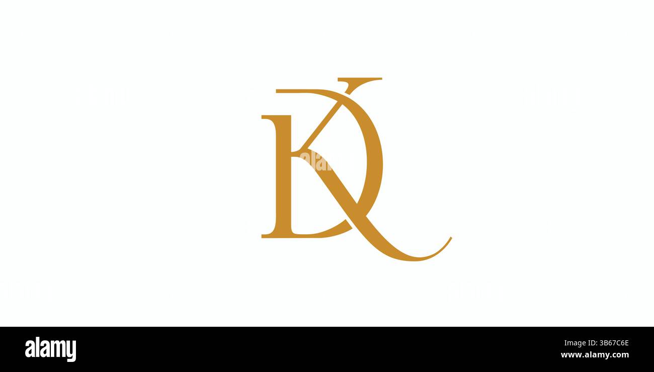 modern and luxury letter dk initials logo design 3B67C6E