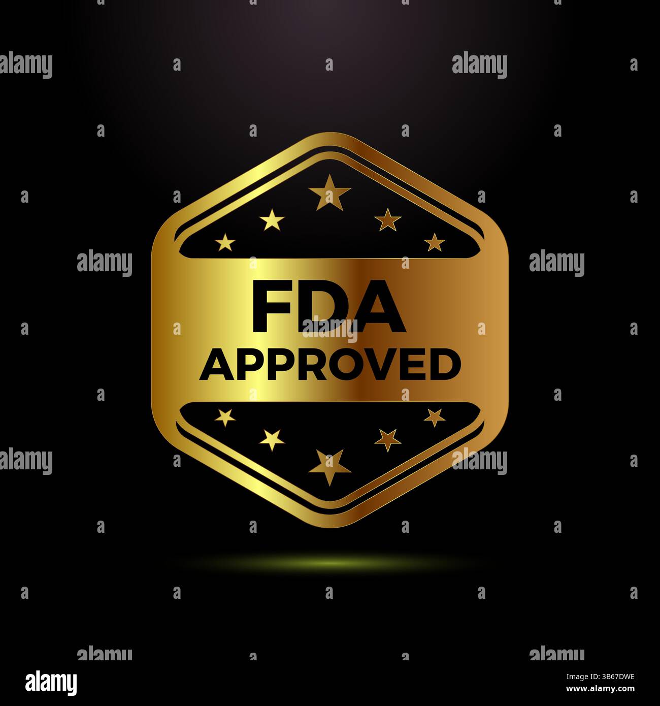 FDA approved icon design Illustration, Food and Drug administration ...