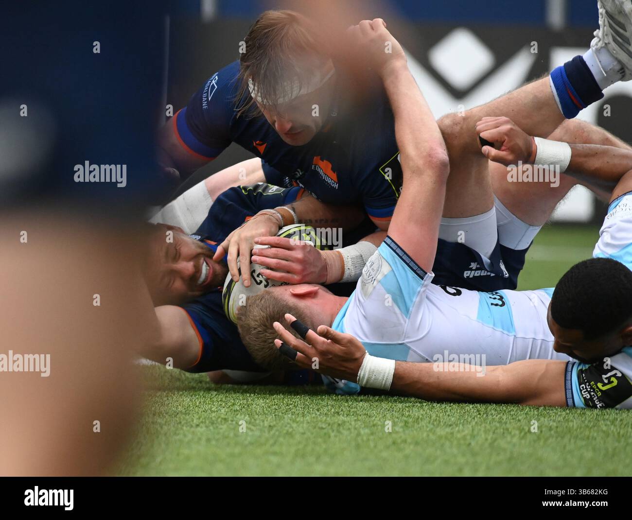 Eric Main Rugby Hive Stadium Edinburgh.Scotland, UK. 3rd May, 2025. EPCR Challenge Cup ...