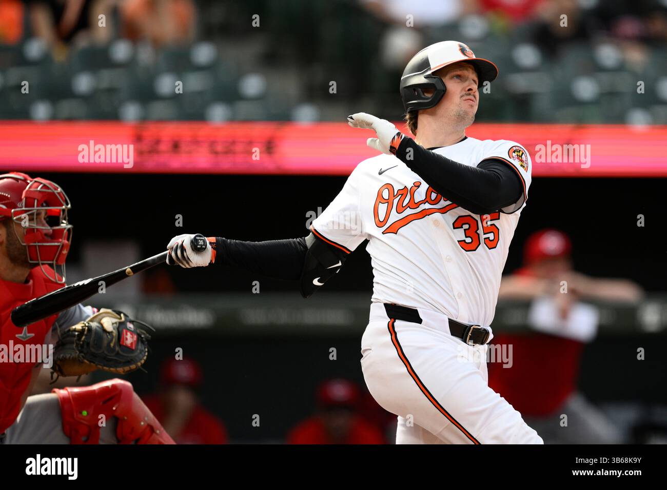 Baltimore Orioles' Adley Rutschman in action during a baseball game ...