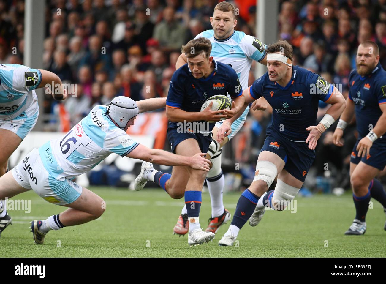 Ross Thompson Rugby Hive Stadium Edinburgh.Scotland, UK. 3rd May, 2025. EPCR Challenge Cup ...