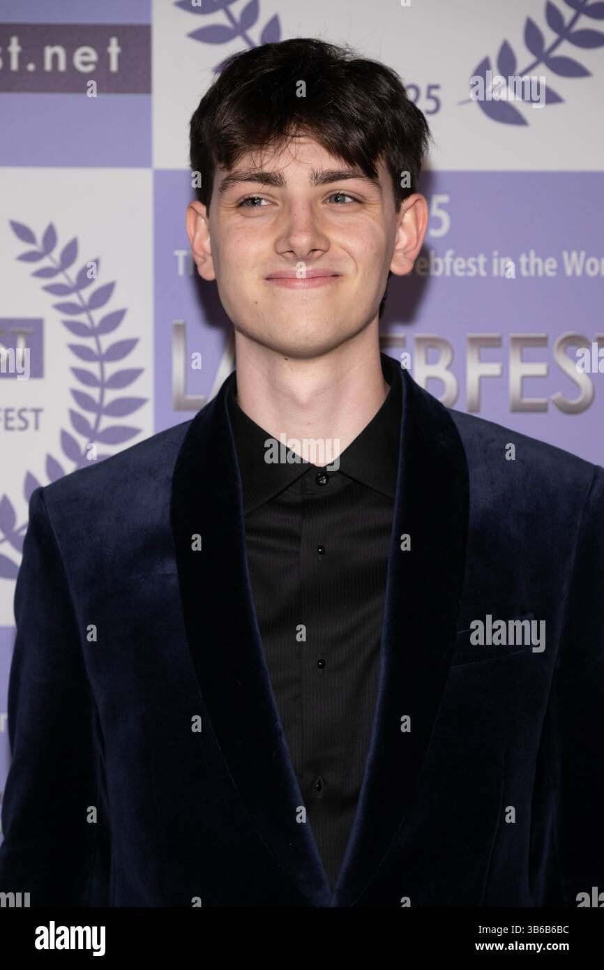 Los Angeles, USA. 02nd May, 2025. Director Ronan Guilfoyle attends 16th LA Web Series Festival Award Ceremony and Reception (LA Webfest) at Barnsdall Gallery Theatre, Los Angeles, CA, May 2nd, 2025 Credit: Eugene Powers/Alamy Live News Stock Photo