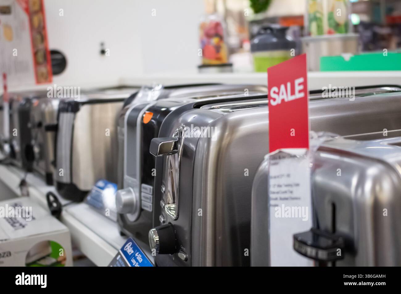 Toaster In Shop Los Angeles, California, United States - 11-09-2019: A view of several ...