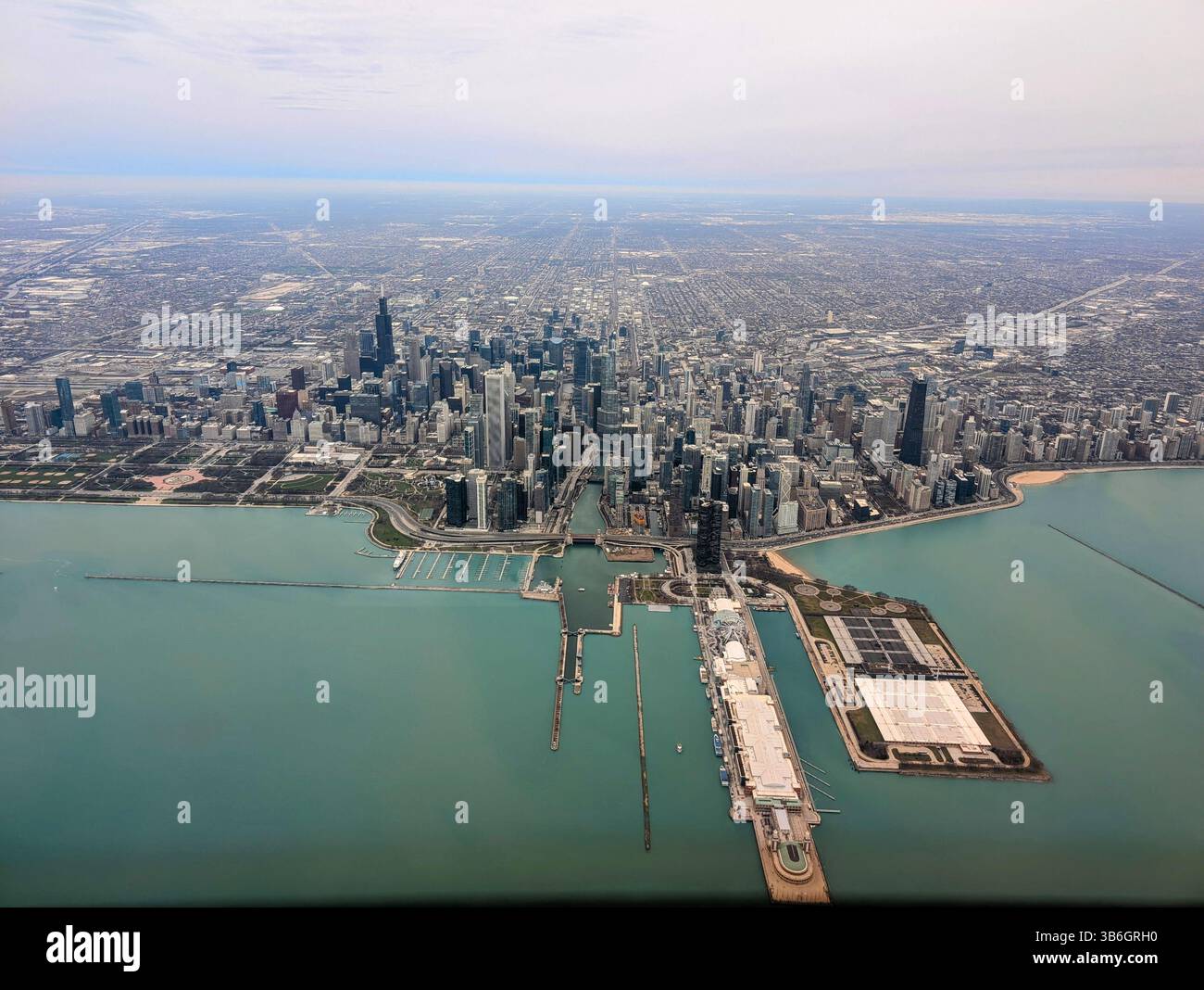 Downtown Chicago - Smartphone Captured Stock Image