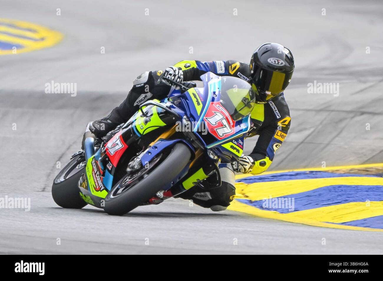 BRASELTON, GA - MAY 03: BPR Racing Yamaha rider Bryce Kornbau (17) on ...