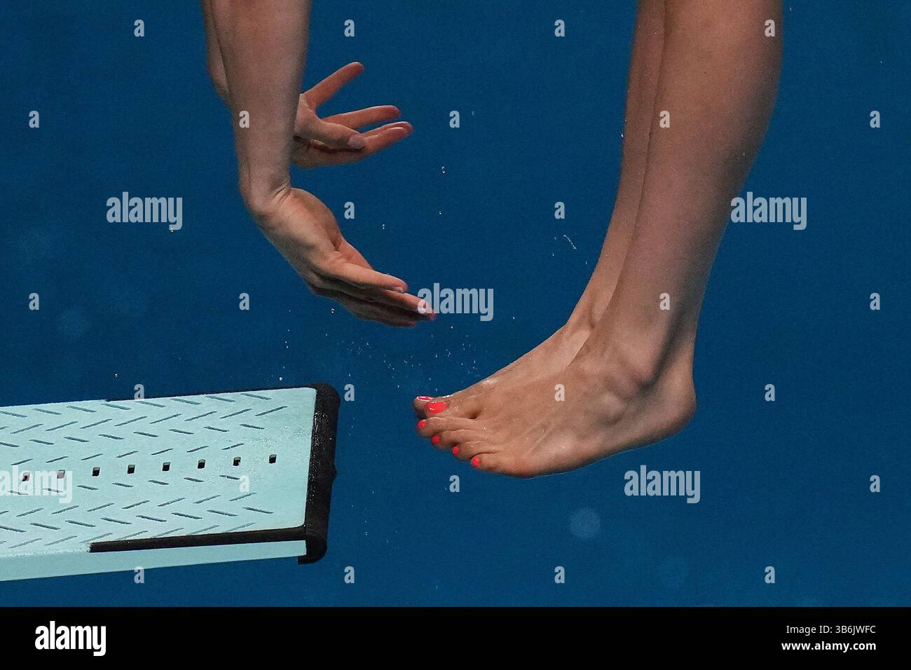 Amelie-Laura Jasmin of Canada competes in the Women's 3m Springboard ...