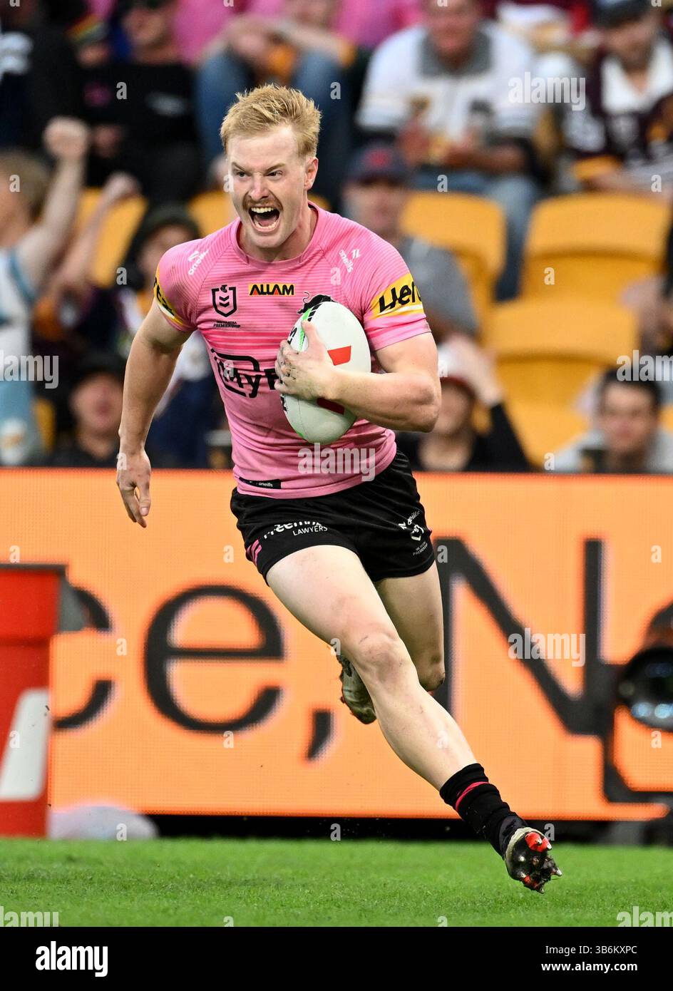 Brisbane, Australia. 04th May, 2025. Thomas Jenkins of the Panthers ...