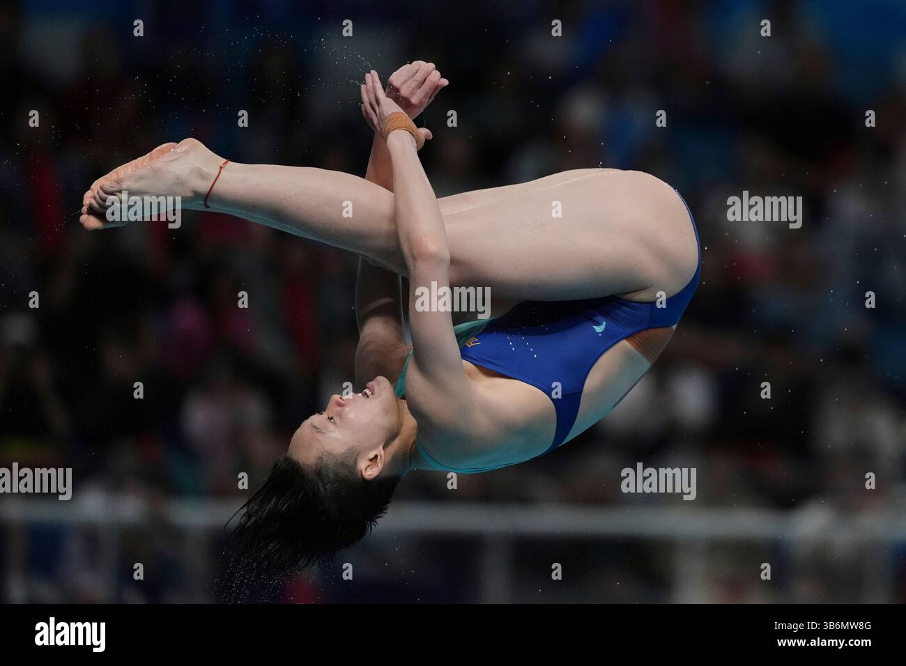 Chen Yiwen of China competes in the Women's 3m Springboard event for ...