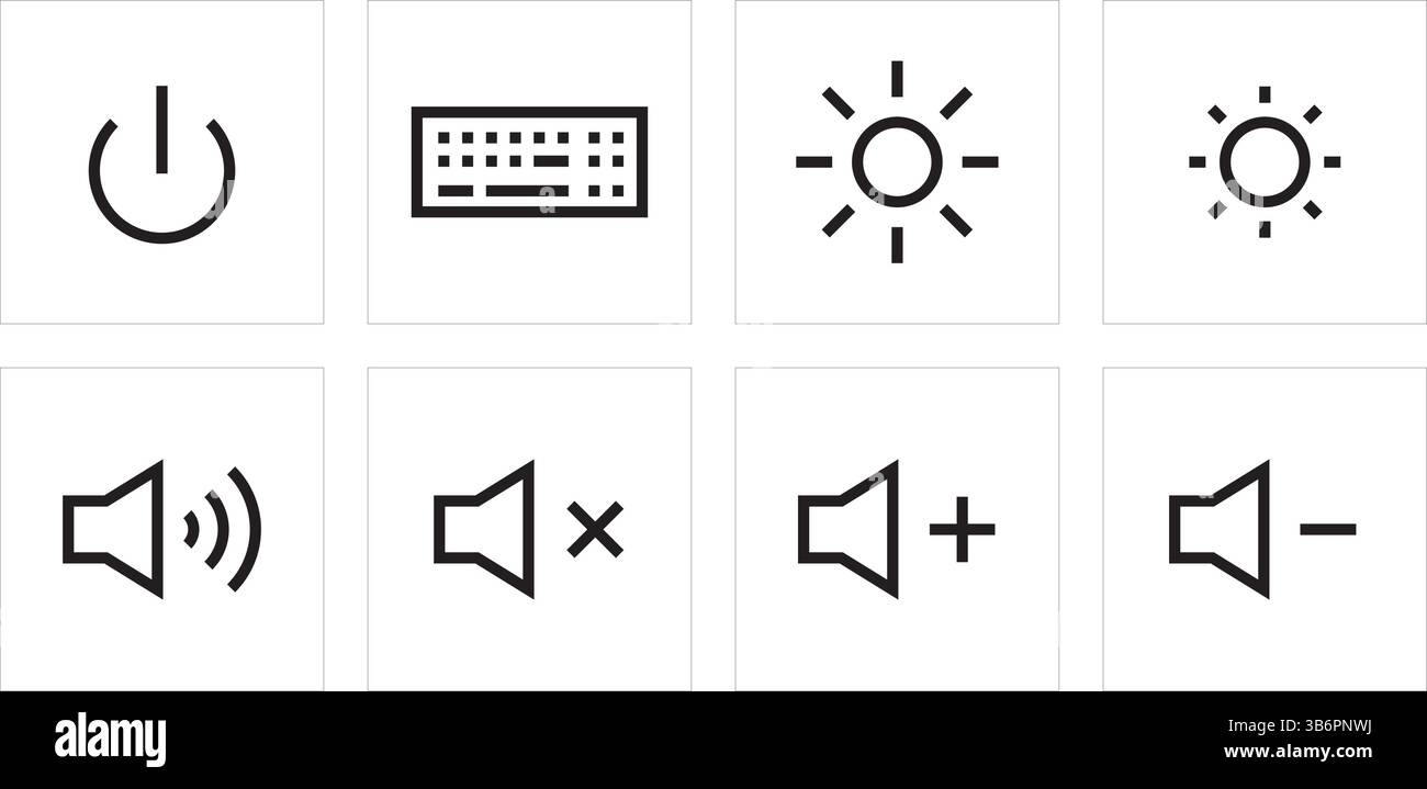 Power up screen Black and White Stock Photos & Images - Alamy