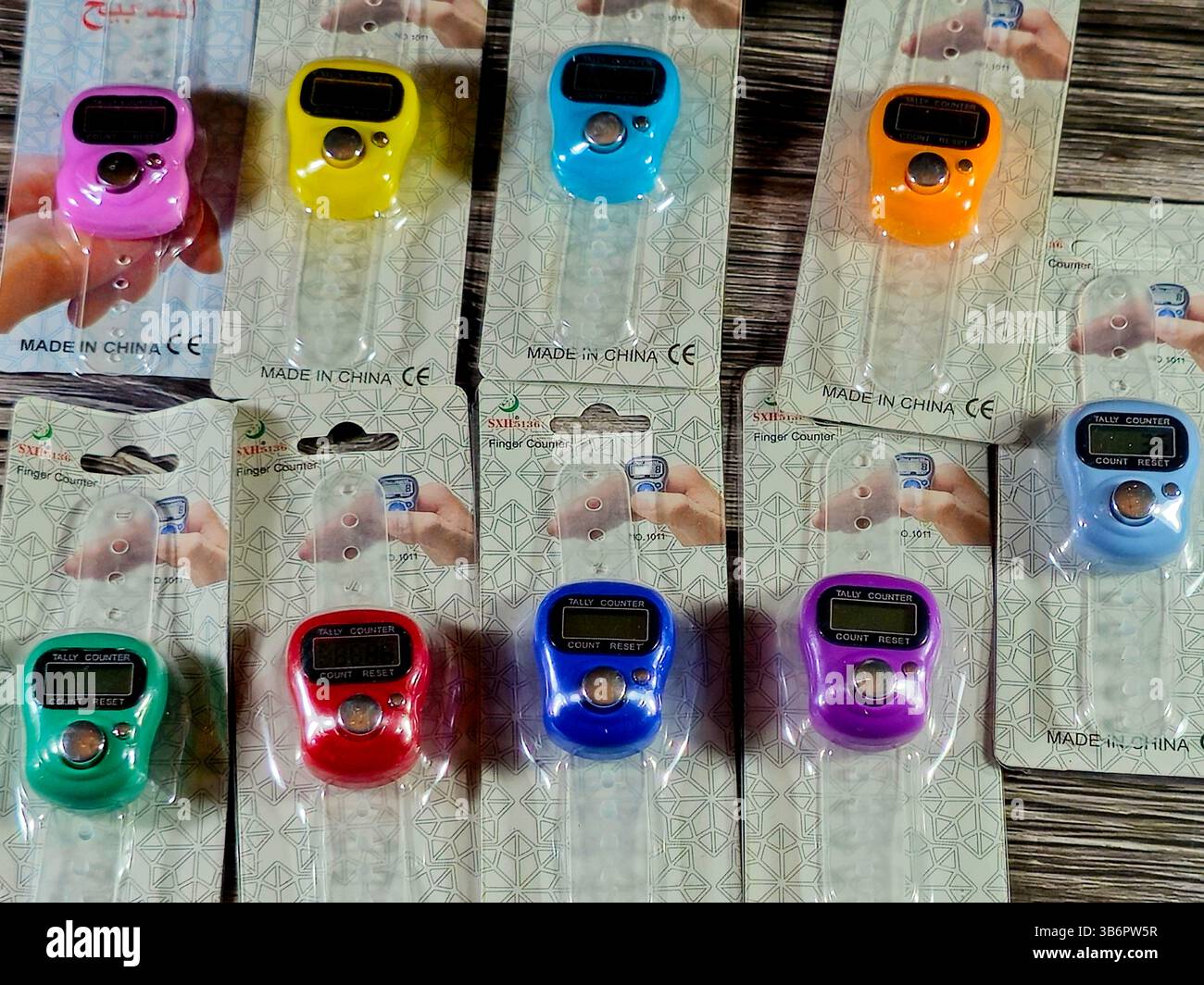 Cairo, Egypt, June 30 2024: Multi-functional electronic finger counter ...