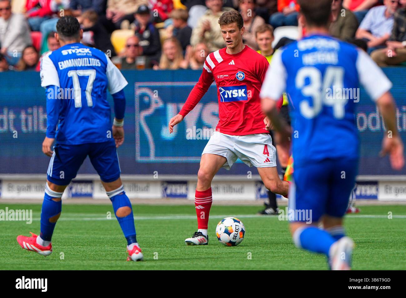 Silkeborg, Denmark. 04th May, 2025. Superligakampen mellem Silkeborg IF ...