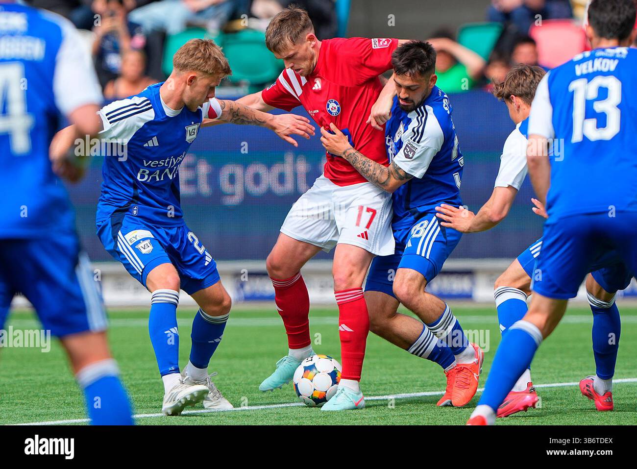 Silkeborg, Denmark. 04th May, 2025. Superligakampen mellem Silkeborg IF ...
