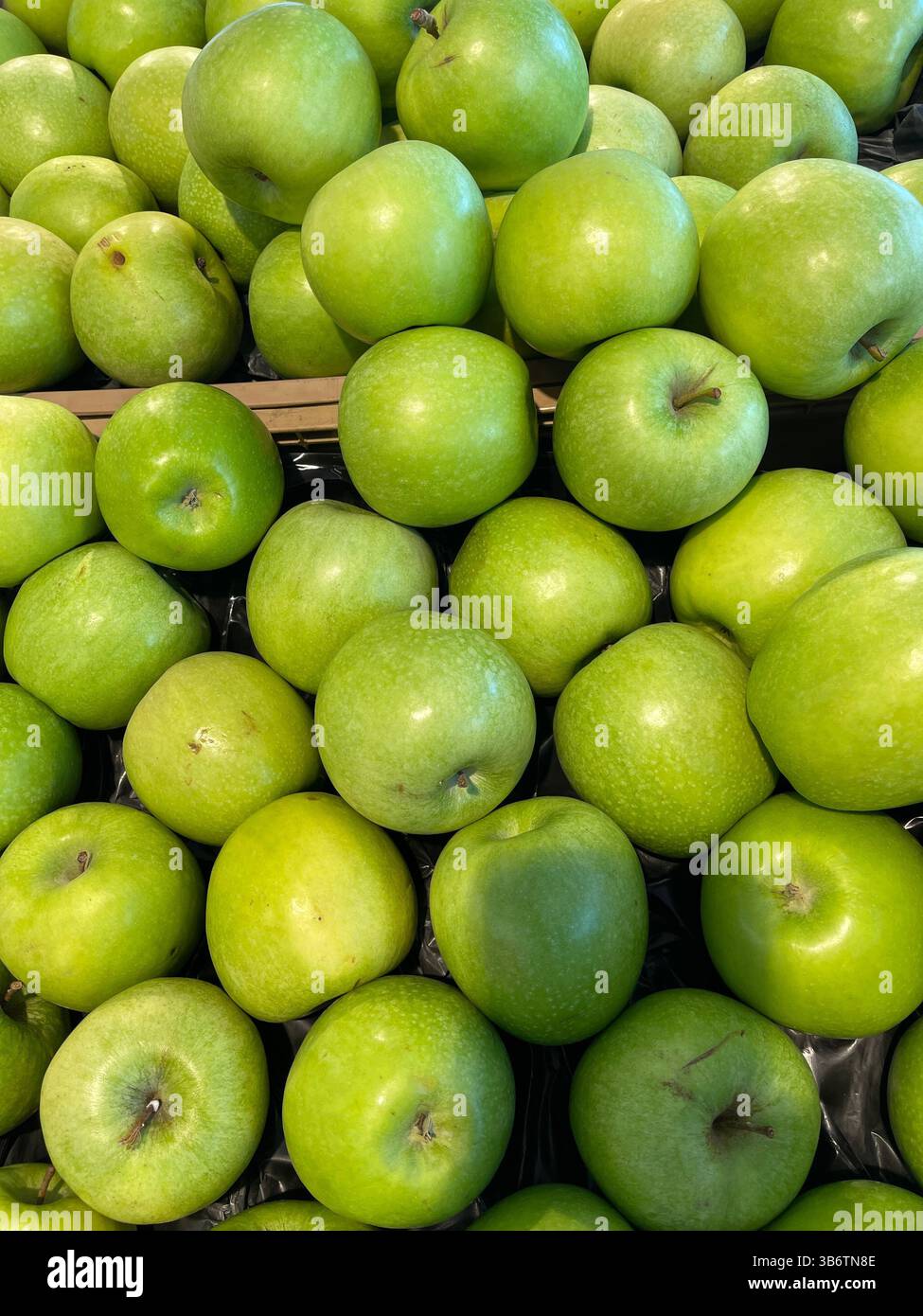green apple - Smartphone Captured Stock Image