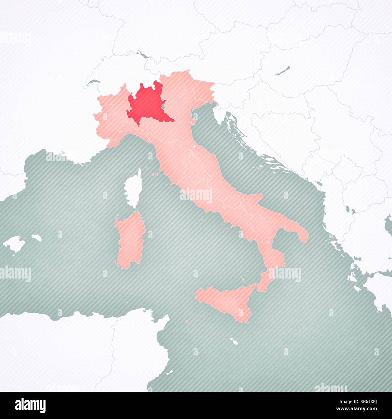 Italy regions map hi-res stock photography and images - Page 6 - Alamy, image size:1300x1390