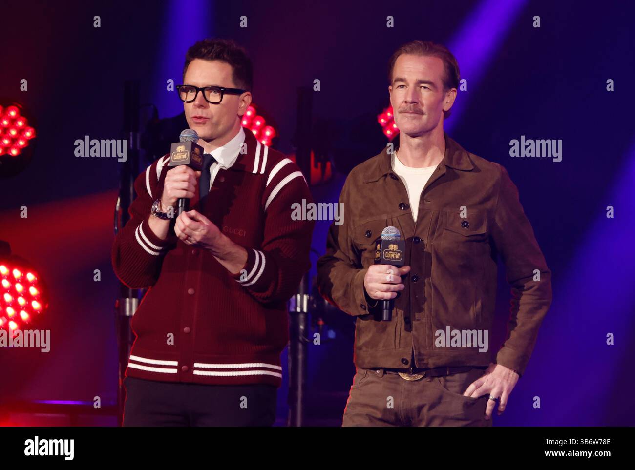 James Van Der Beek Bobby Bones and James Van Der Beek hosts the iHeart Country Music