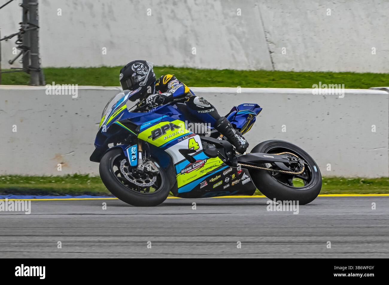 BRASELTON, GA - MAY 03: BPR Racing Yamaha rider Joshua Hayes (4) on the ...