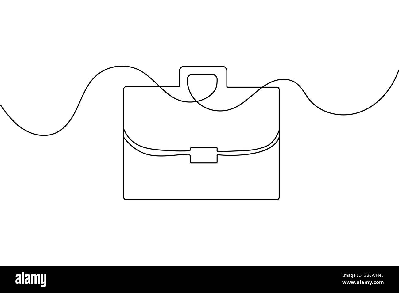Continuous one line cloud storage symbol  modern minimalist vector design for tech concepts Stock Vector