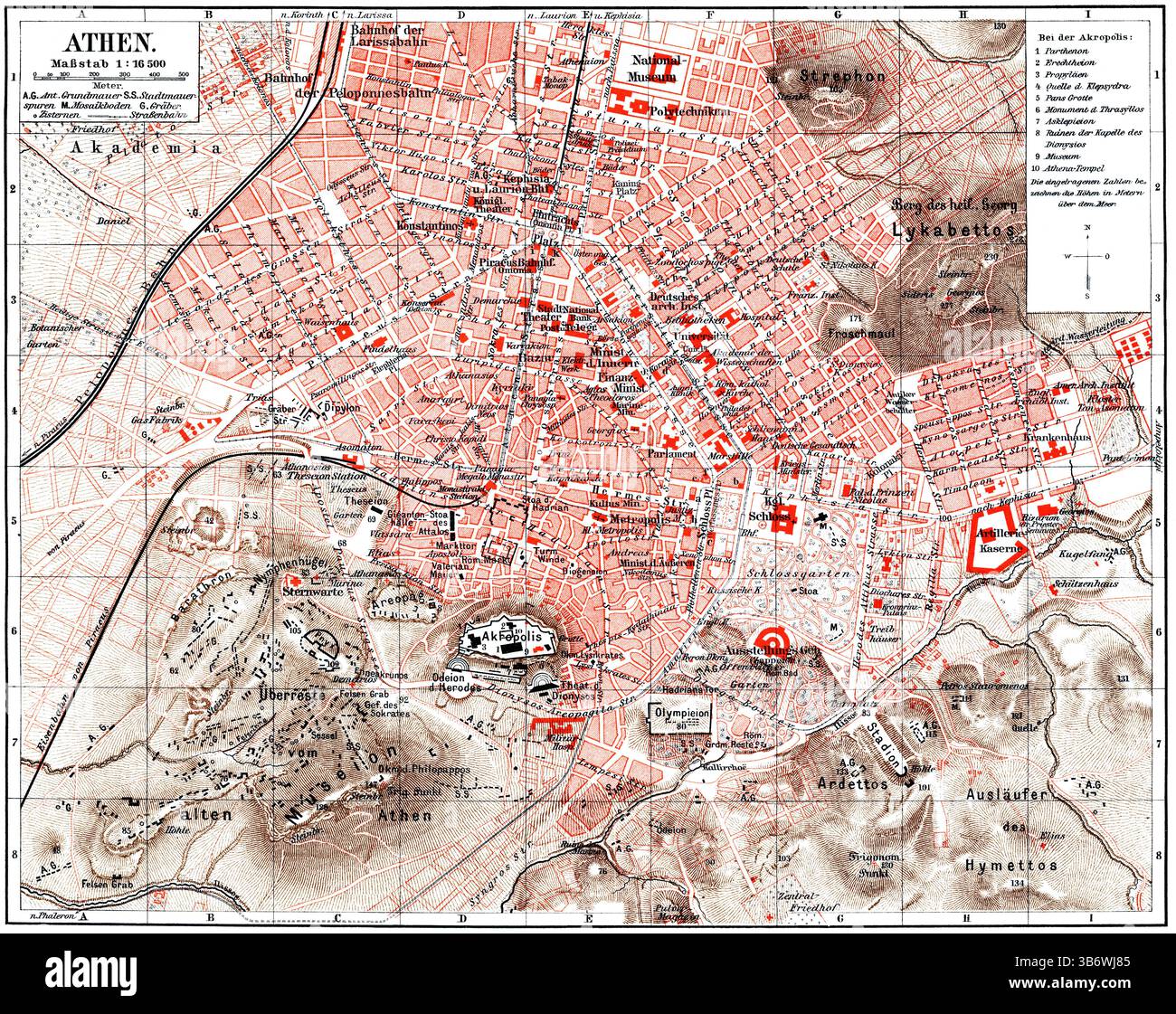 Historic map of leipzig hi-res stock photography and images