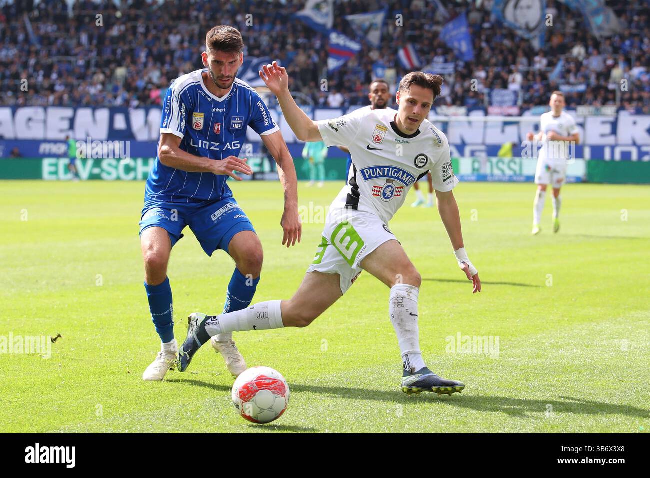 Linz, Austria. 04th May, 2025. LINZ, AUSTRIA - MAY 4: Alem Pasic of ...