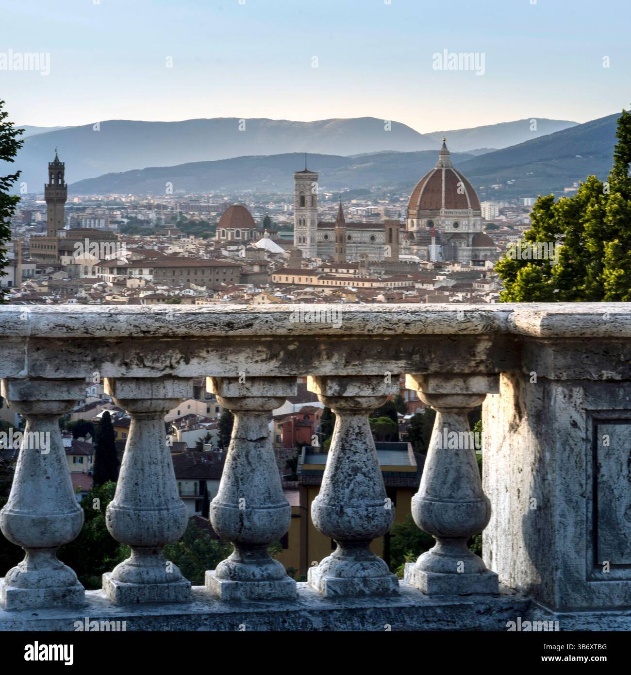A panoramic view of Florence, Italy, showcasing iconic landmarks like ...