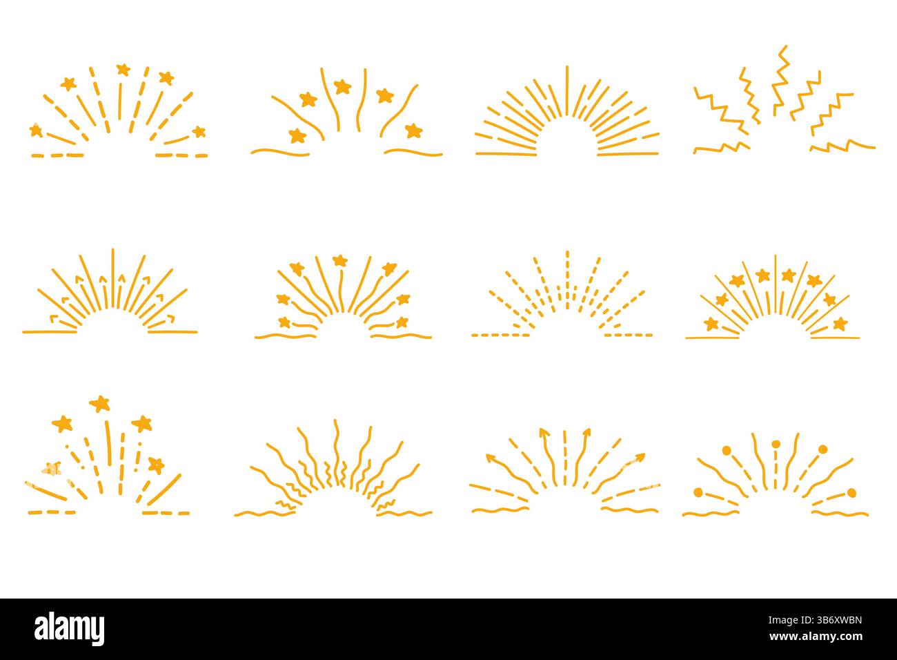 Line explosion surprise burst Cut Out Stock Images Pictures Alamy