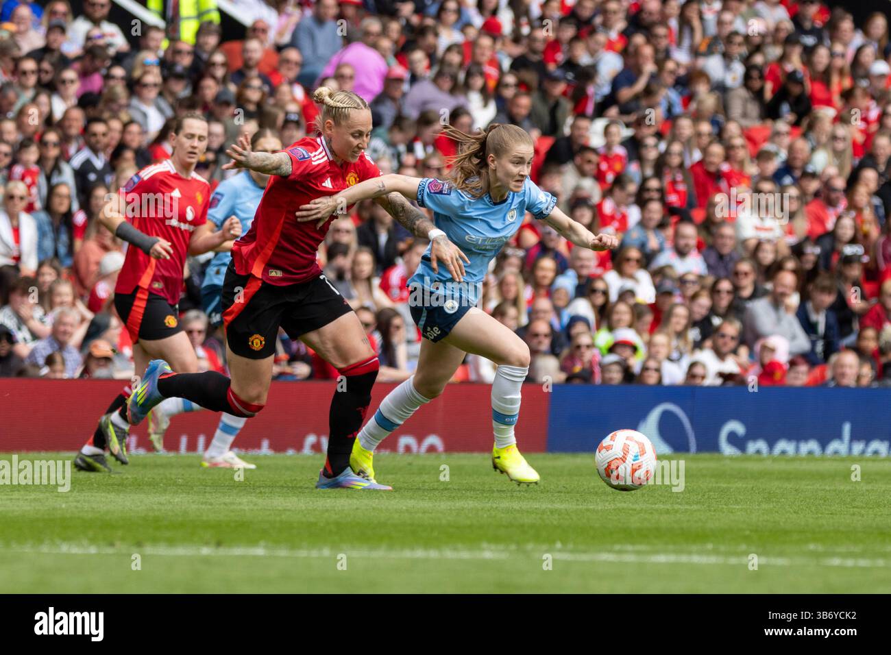 Old Trafford, Manchester,England,4th May 2025 during Barcleys FA womens ...