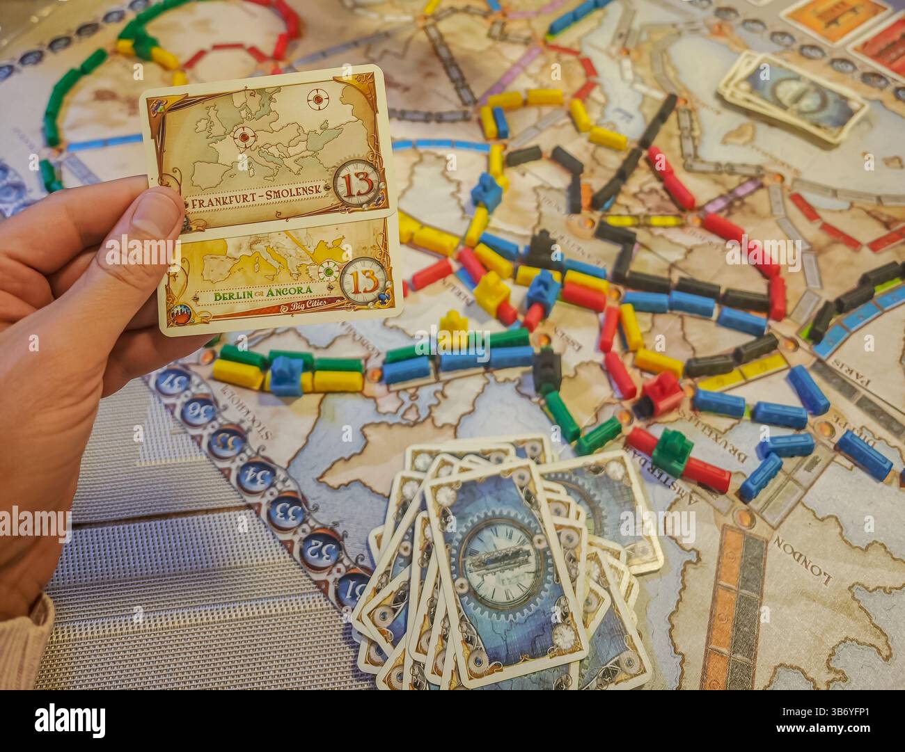 Railway map hi-res stock photography and images - Alamy