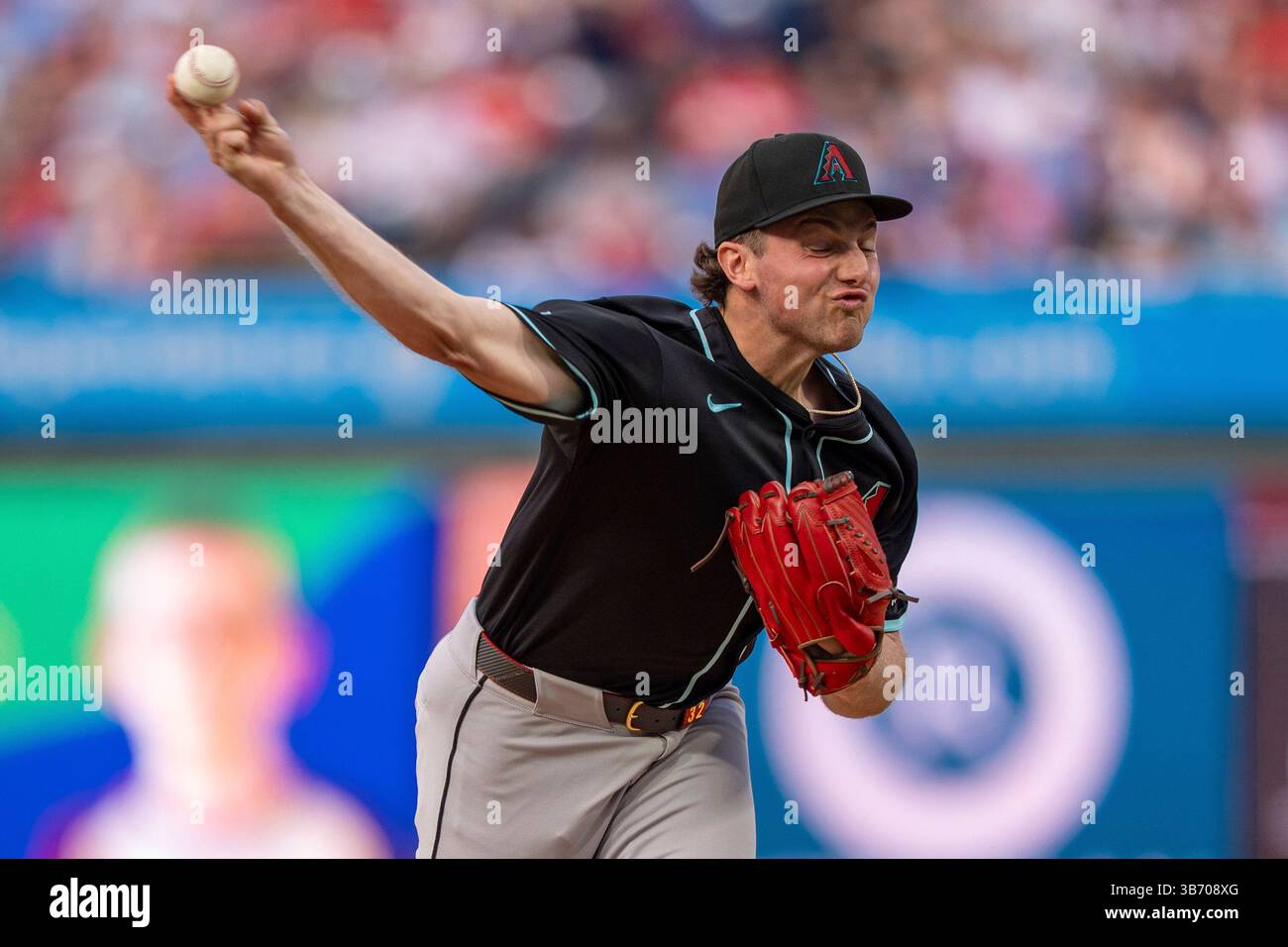 Arizona Diamondbacks starting pitcher Brandon Pfaadt delivers during ...
