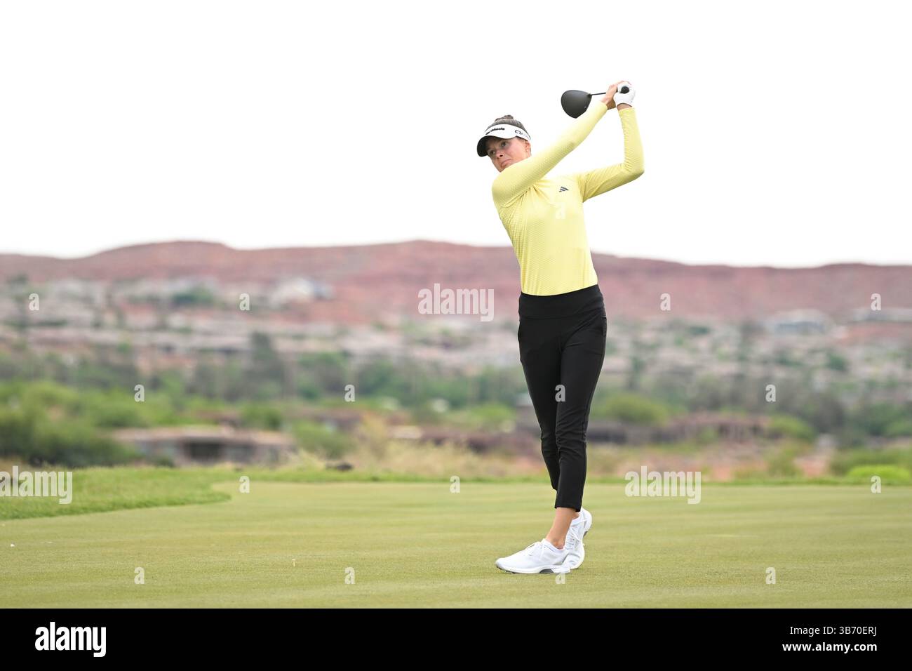 Esther Henseleit Of Germany Hits From The Third Hole During The Final esther-henseleit-of-germany-hits-from-the-third-hole-during-the-final