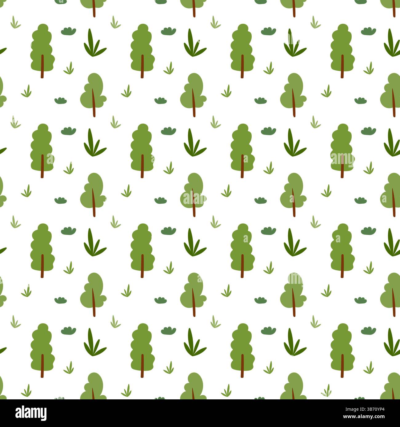 Green christmas tree seamless Stock Vector Images - Alamy