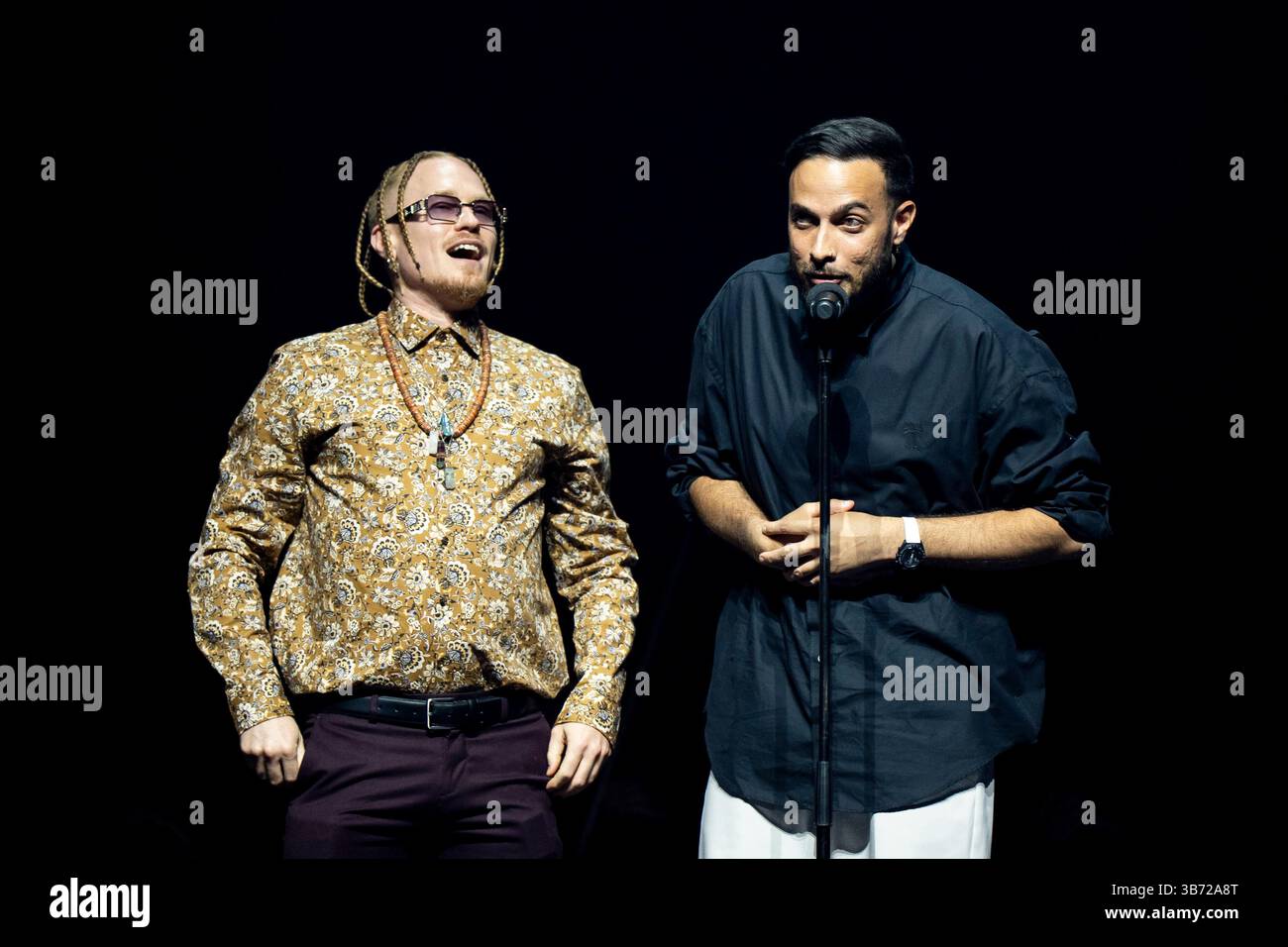 Montreal, Canada. 04th May, 2025. Zacharie Raymond, left, and Yannick ...