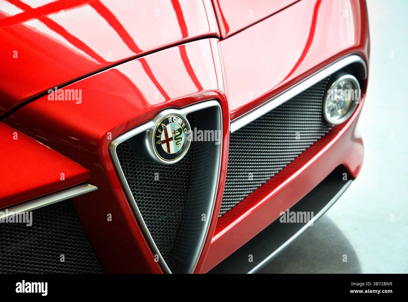 Alfa Romeo 8C Competizione at a car show at LeMay America's Car Museum ...