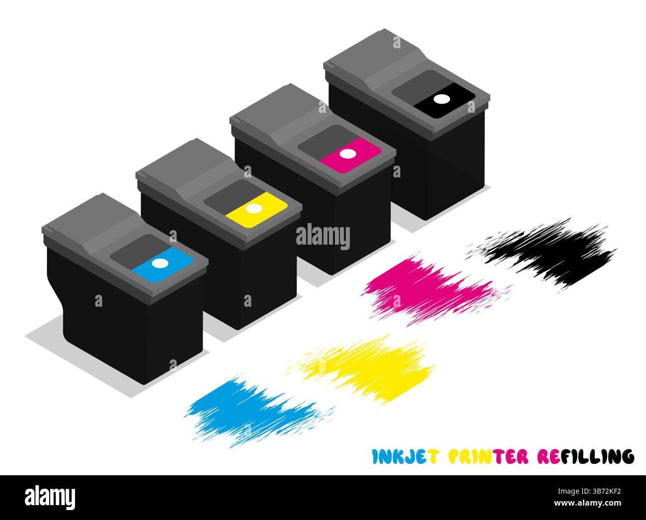 Repair printers Stock Vector Images - Alamy