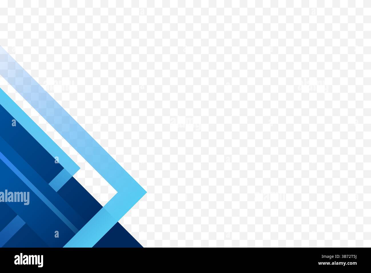 Blue gradient geometric corner border background vector illustration Stock Vector