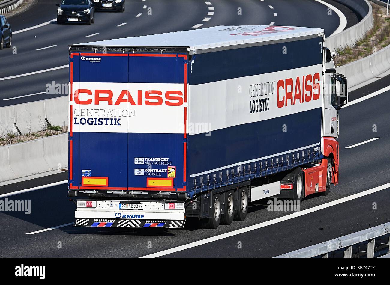 Craiss Generation Logistik, Mercedes Actros Sattelzug mit Krone ...
