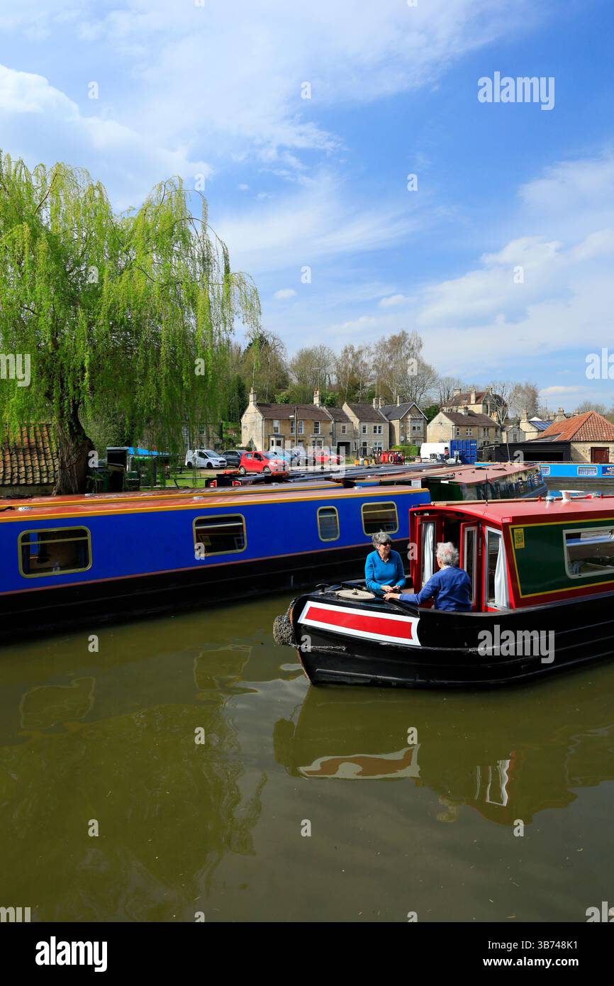 Kennet and Avon Canal, Bradford on Avon, Wiltshire. Stock Photo