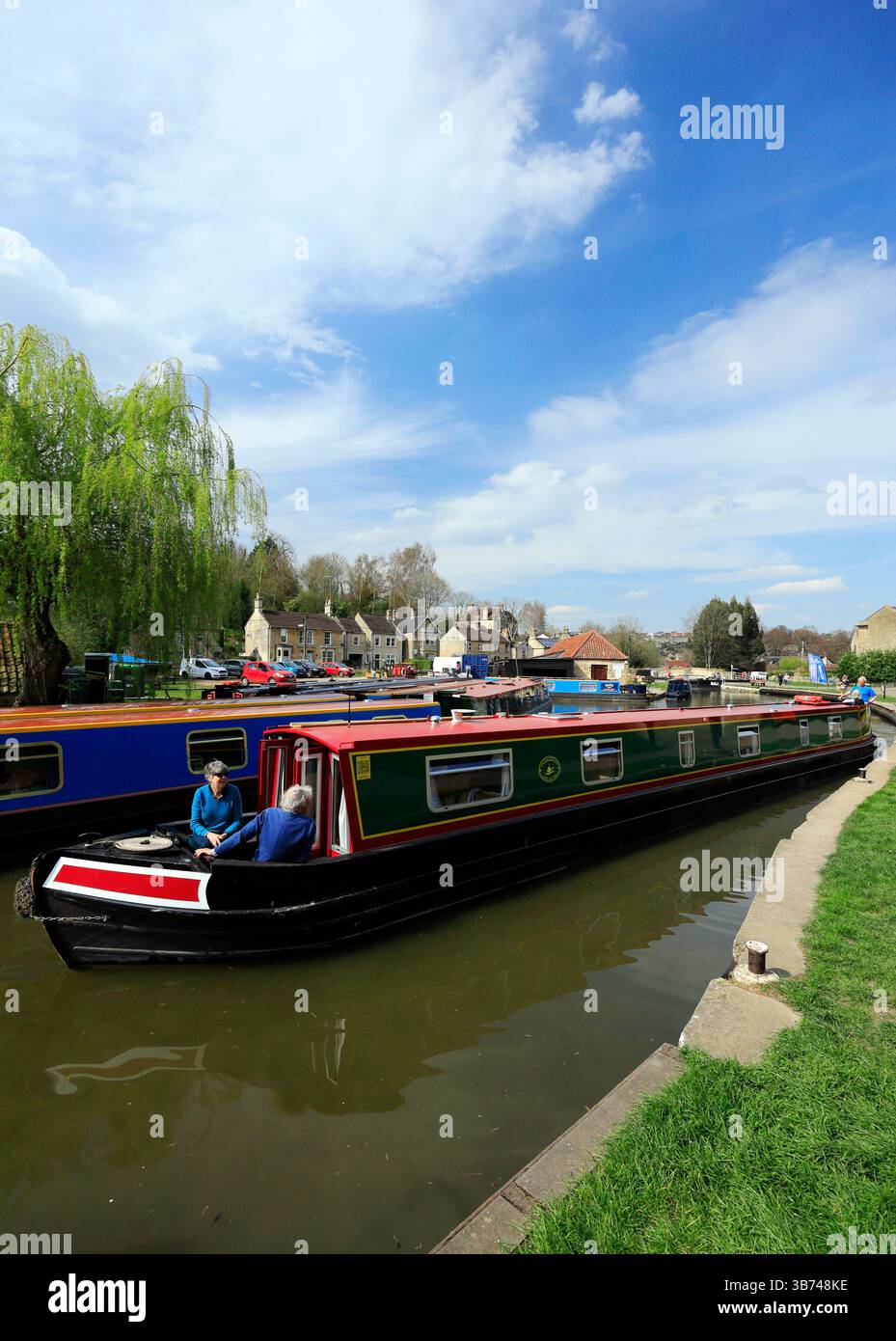 Kennet and Avon Canal, Bradford on Avon, Wiltshire. Stock Photo