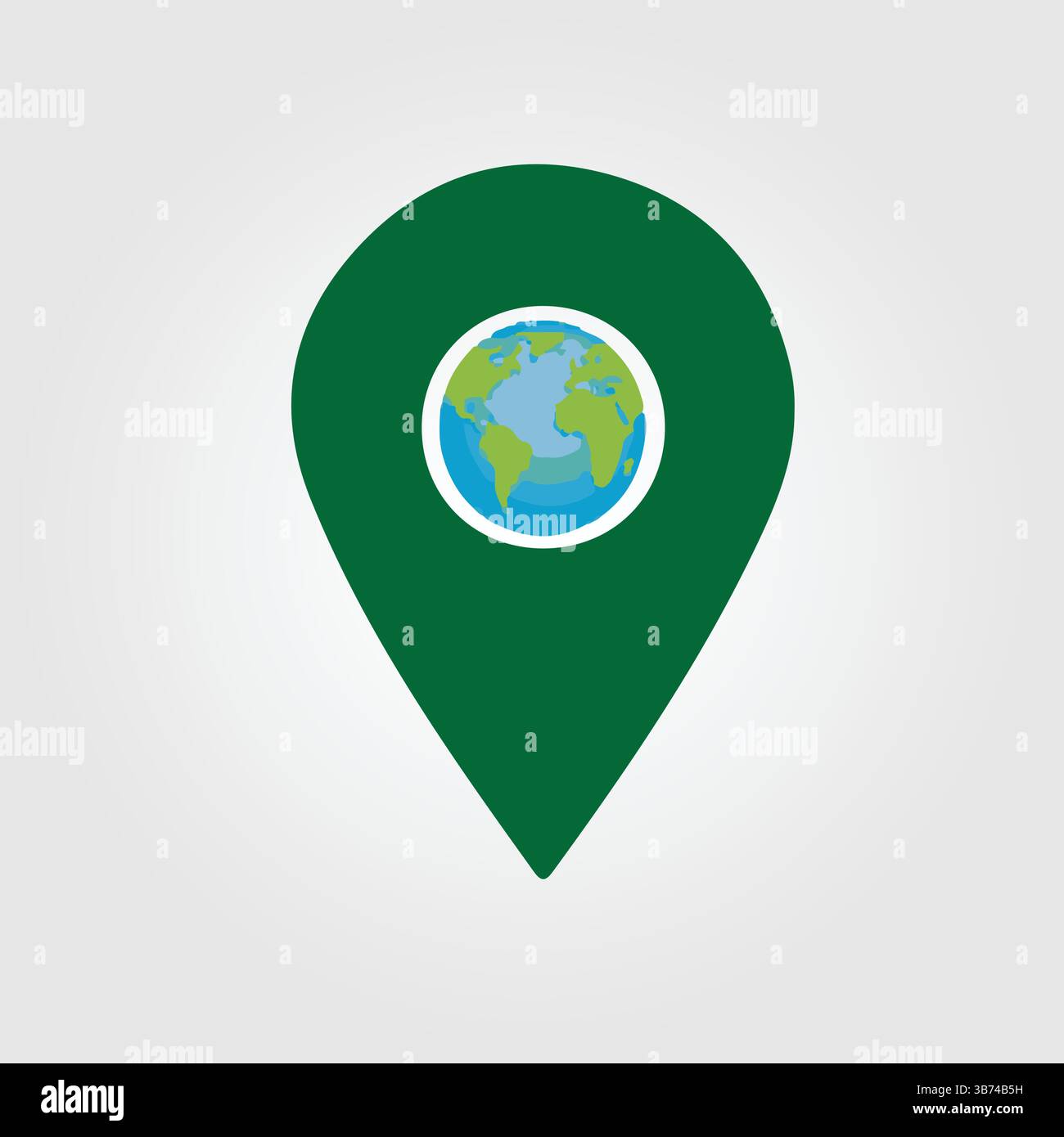 World Tourism Day Creative Concept with Navigation & World Map Icons on ...