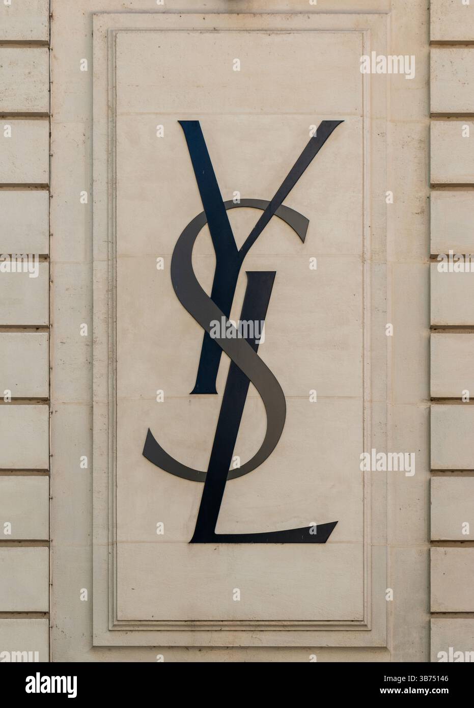 Yves saint laurent logo hi-res stock photography and images - Alamy