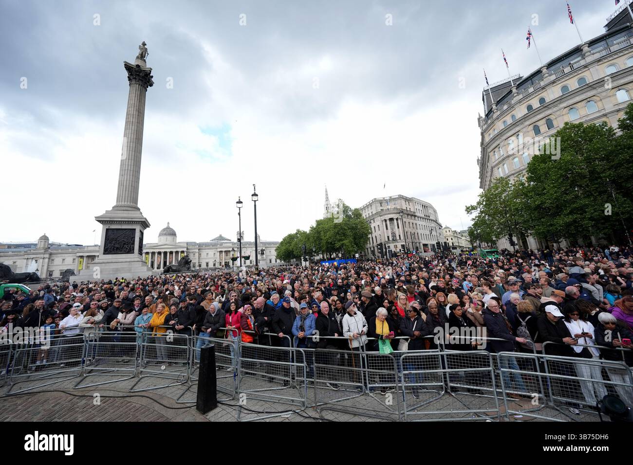 War Procession Members of the public watch a military procession marking the 80th ...