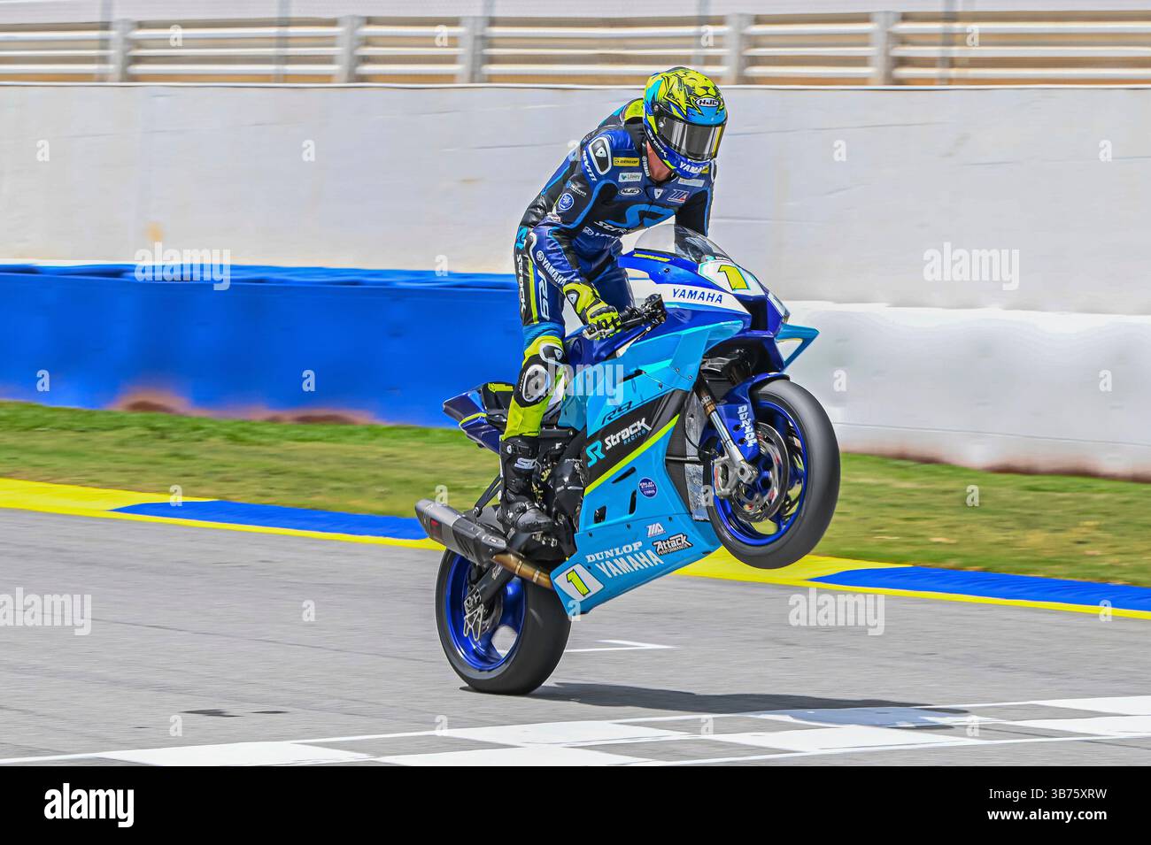 BRASELTON, GA - MAY 04: Strack Racing rider Mathew Scholtz (1) on the ...