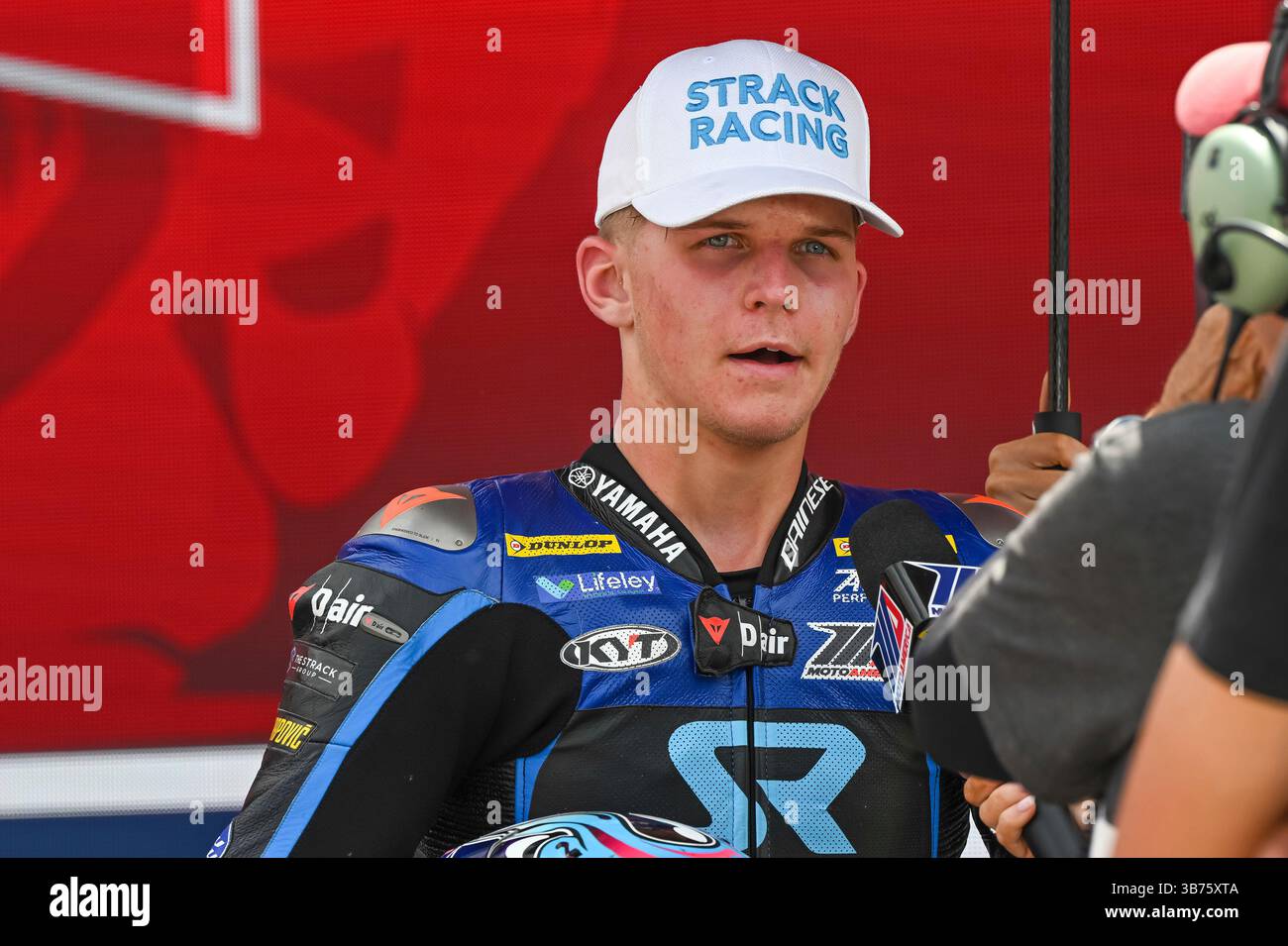 BRASELTON, GA - MAY 04: Strack Racing rider Blake Davis (22) on the ...